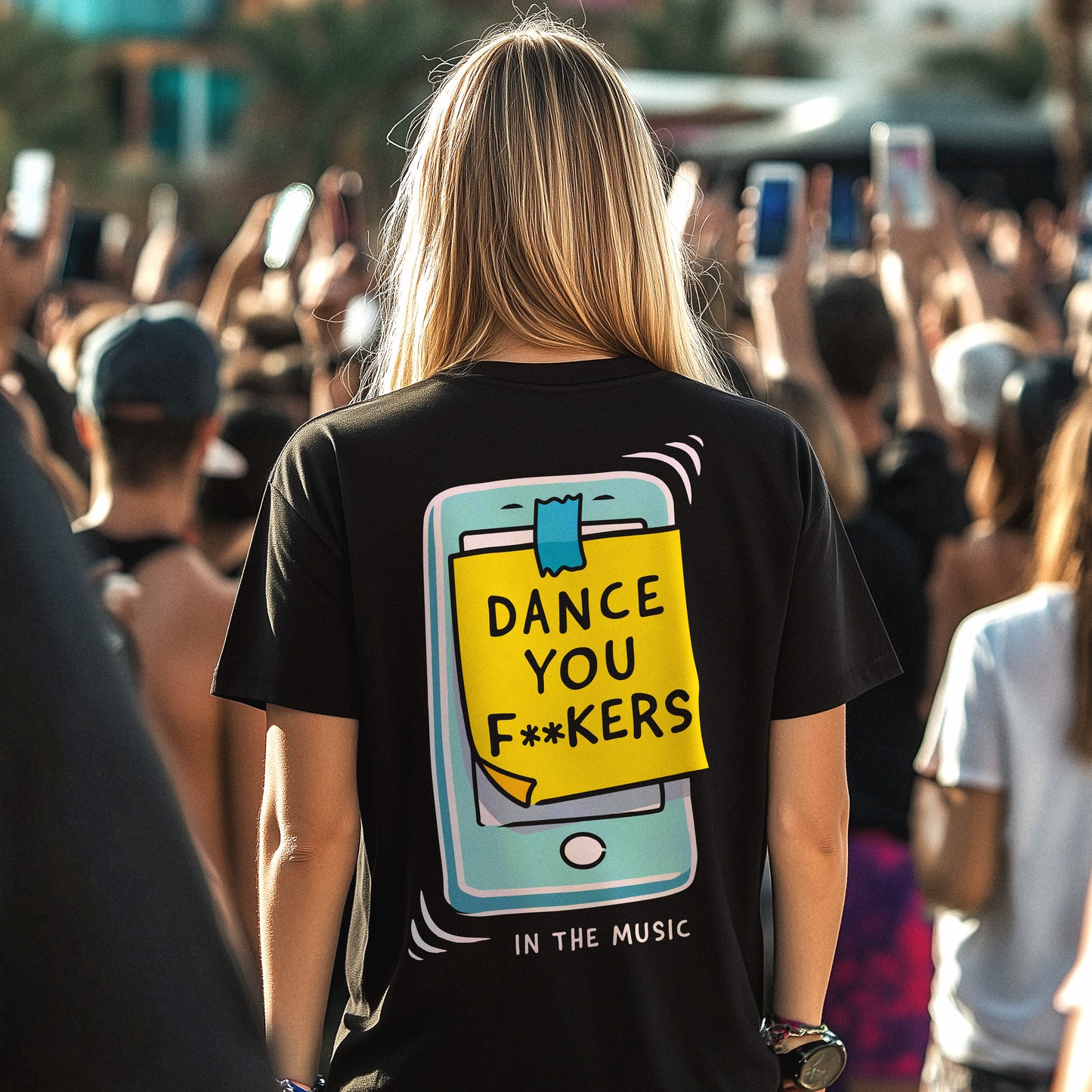 Dance You Fckrs Black T-Shirt