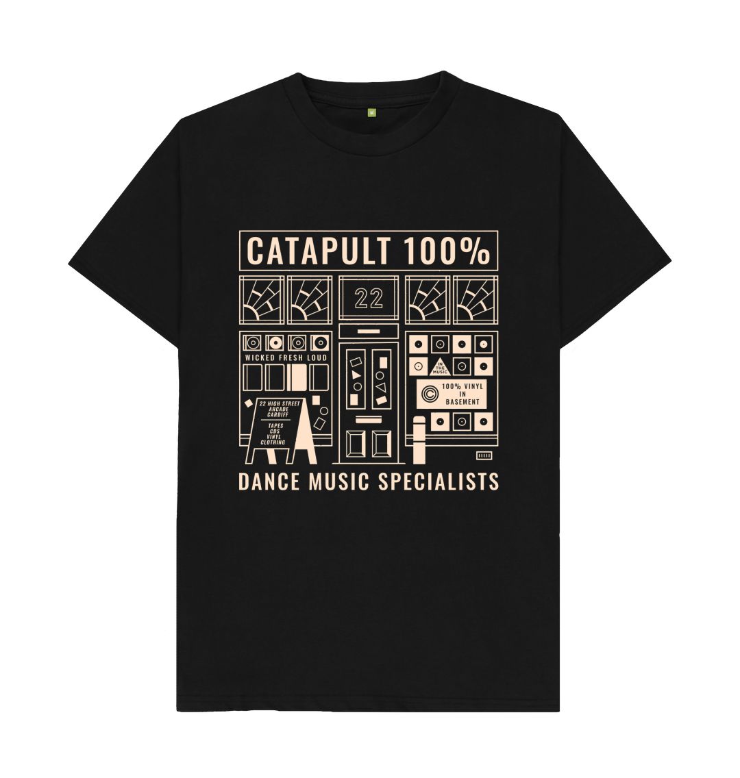 Black Catapult 100% Vinyl T-Shirt