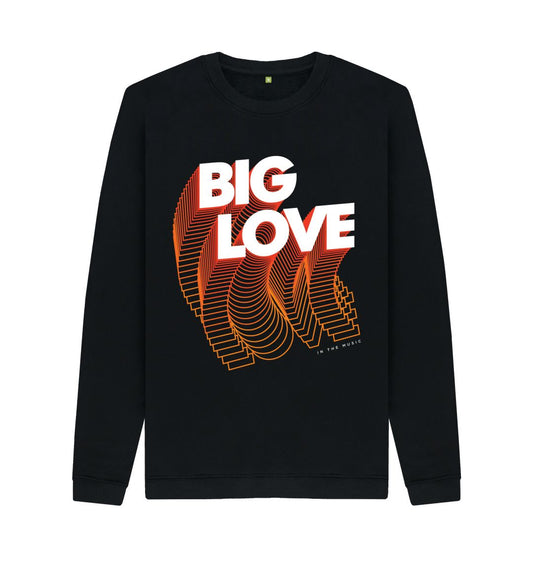 Black Big Love Sweatshirt