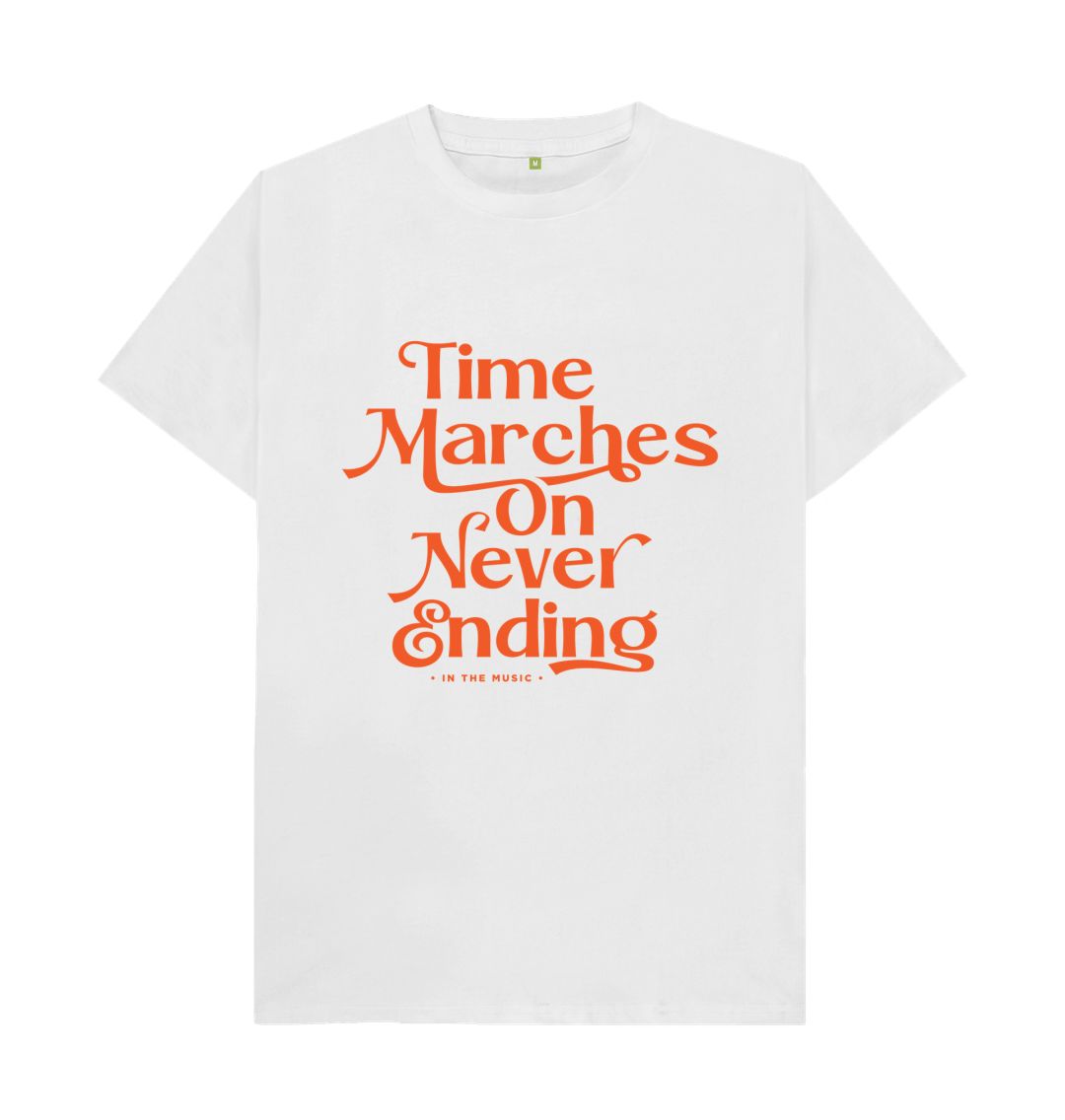 White Time Marches On T-Shirt